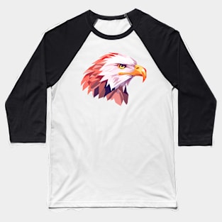 Eagle Bird Animal Freedom World Wildlife Wonder Vector Graphic Baseball T-Shirt